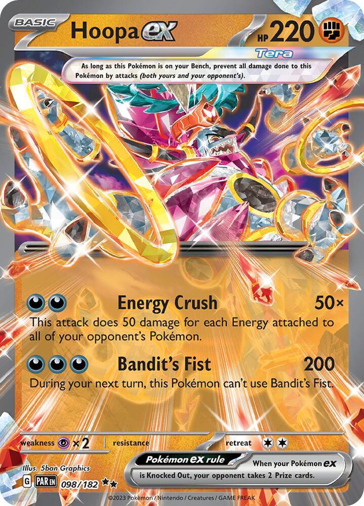 Hoopa ex (098/182) [Scarlet & Violet: Paradox Rift] (Online Only)