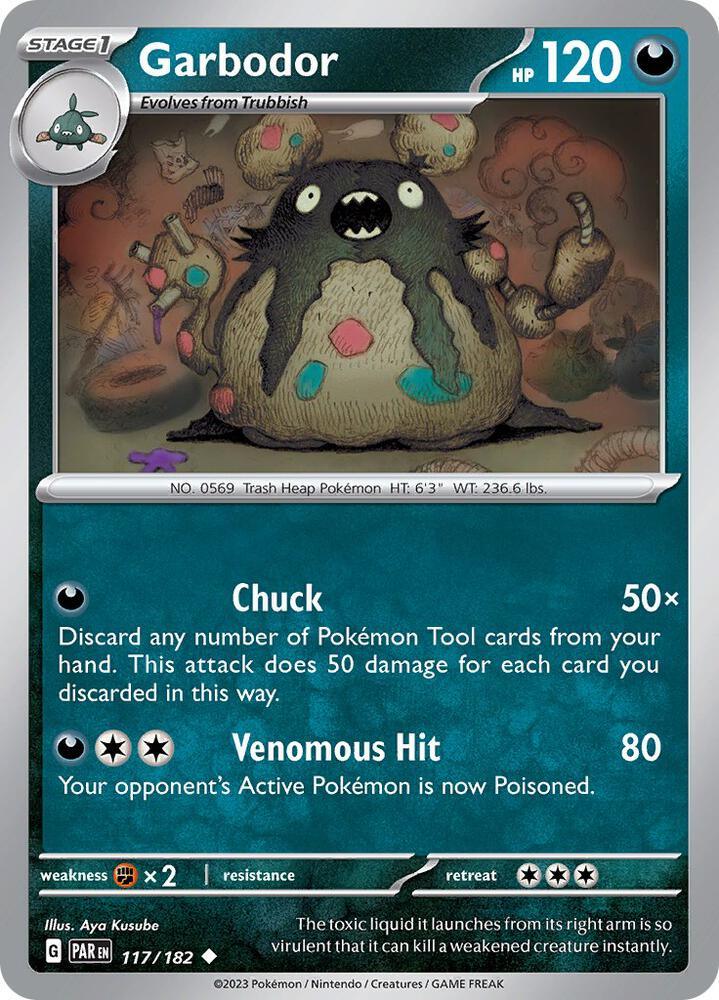 Garbodor (117/182) [Scarlet & Violet: Paradox Rift] (Online Only)