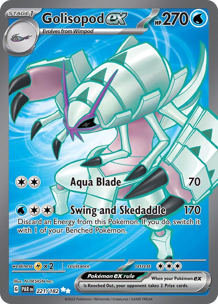 Golisopod ex (221/182) [Scarlet & Violet: Paradox Rift] (Online Only)