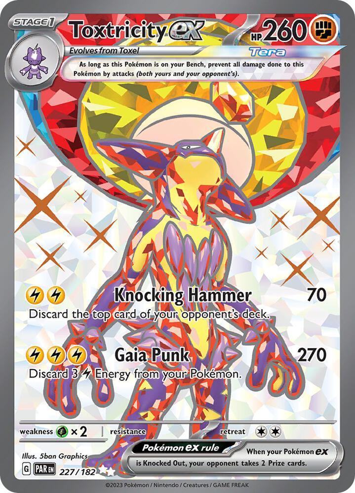 Toxtricity ex (227/182) [Scarlet & Violet: Paradox Rift] (Online Only)