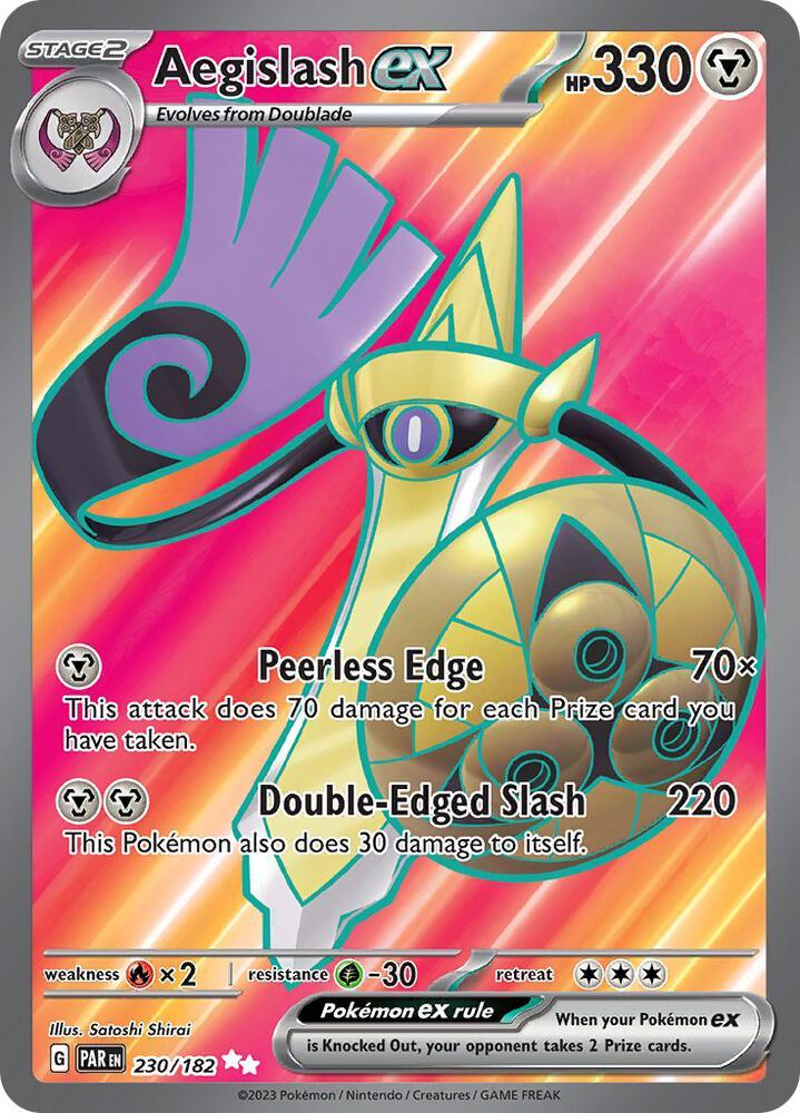 Aegislash ex (230/182) [Scarlet & Violet: Paradox Rift] (Online Only)