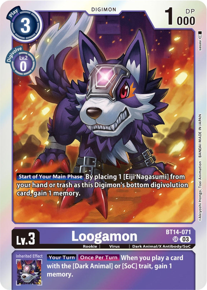 Loogamon [BT14-071] [Blast Ace] (ONLINE ORDER ONLY)