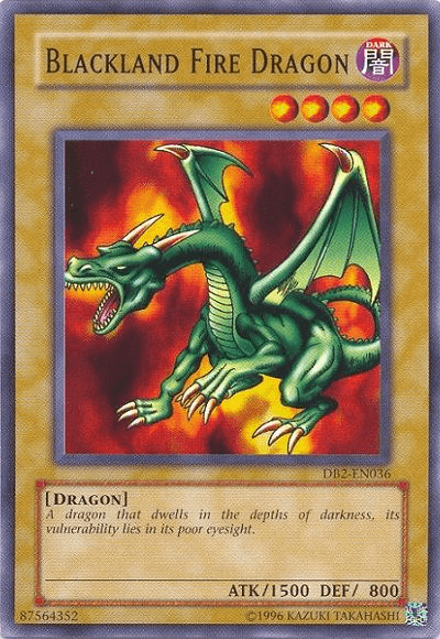 Blackland Fire Dragon [DB2-EN036] Common (ONLINE ORDER ONLY)