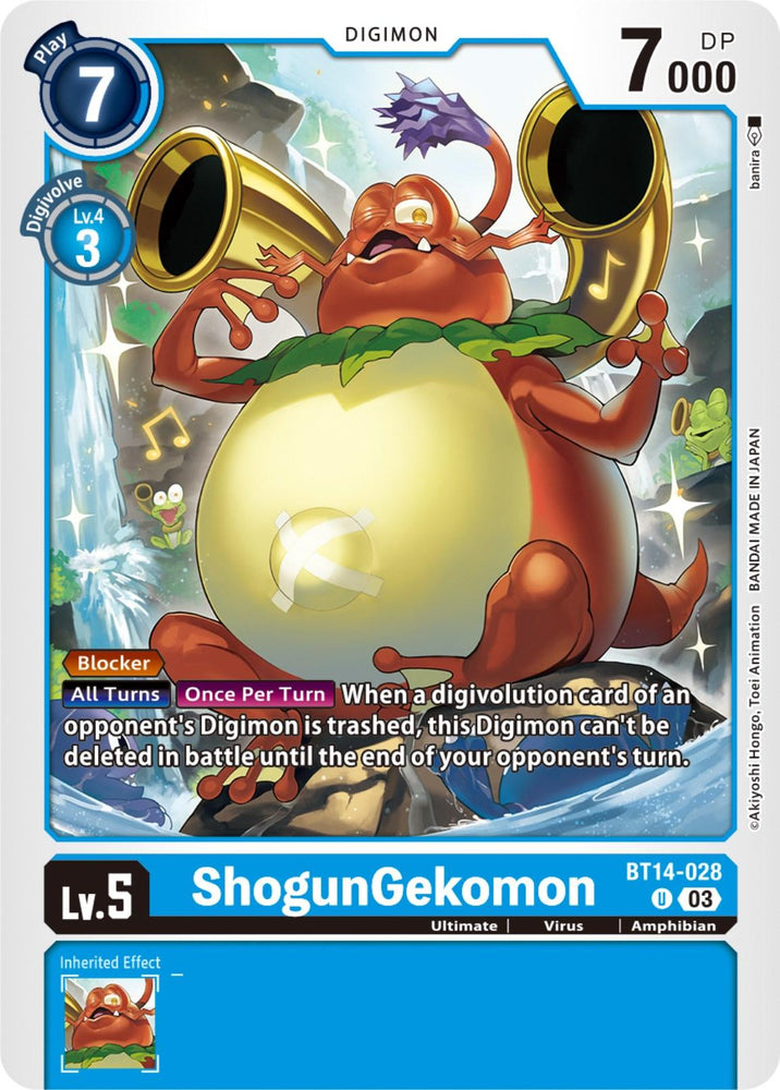 ShogunGekomon [BT14-028] [Blast Ace] (ONLINE ORDER ONLY)