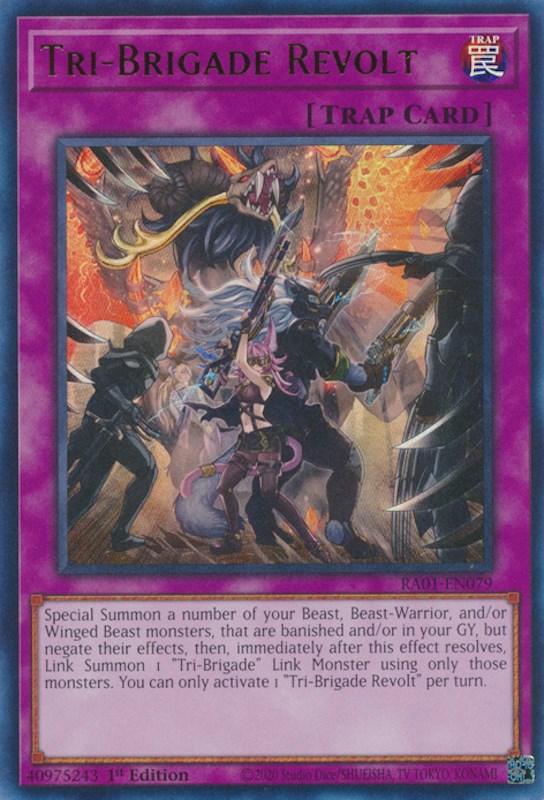 Tri-Brigade Revolt [RA01-EN079] Ultra Rare (ONLINE ORDER ONLY)