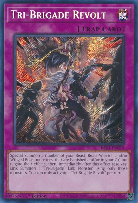 Tri-Brigade Revolt [RA01-EN079] Secret Rare (ONLINE ORDER ONLY)