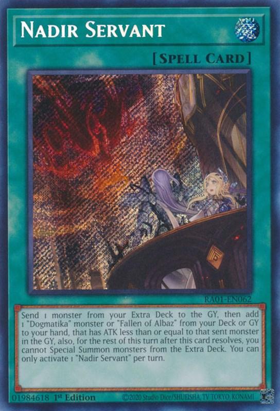 Nadir Servant [RA01-EN062] Secret Rare (ONLINE ORDER ONLY)