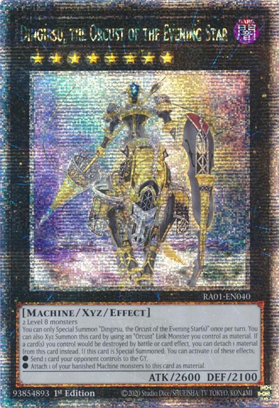 Dingirsu, the Orcust of the Evening Star [RA01-EN040] Quarter Century Secret Rare (ONLINE ORDER ONLY)