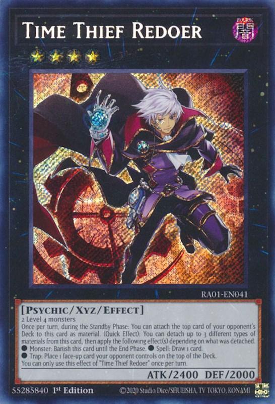 Time Thief Redoer [RA01-EN041] Secret Rare (ONLINE ORDER ONLY)