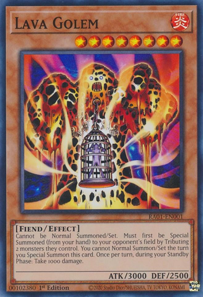 Lava Golem [RA01-EN001] Super Rare (ONLINE ORDER ONLY)