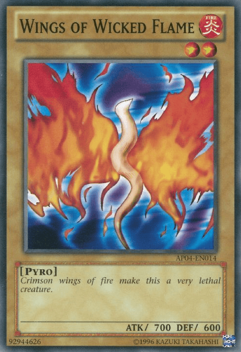 Wings of Wicked Flame [AP04-EN014] Common (ONLINE ORDER ONLY)