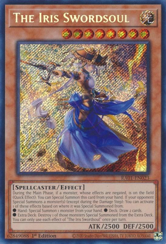 The Iris Swordsoul [RA01-EN023] Secret Rare (ONLINE ORDER ONLY)
