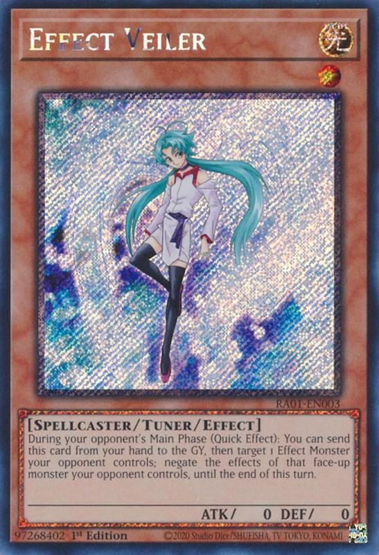Effect Veiler [RA01-EN003] Platinum Secret Rare (ONLINE ORDER ONLY)