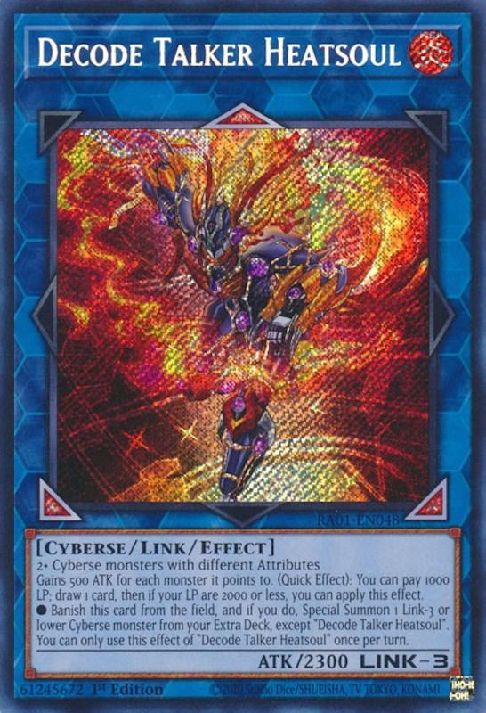Decode Talker Heatsoul [RA01-EN048] Secret Rare (ONLINE ORDER ONLY)