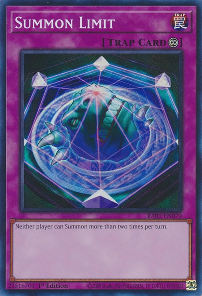 Summon Limit [RA01-EN070] Super Rare (ONLINE ORDER ONLY)