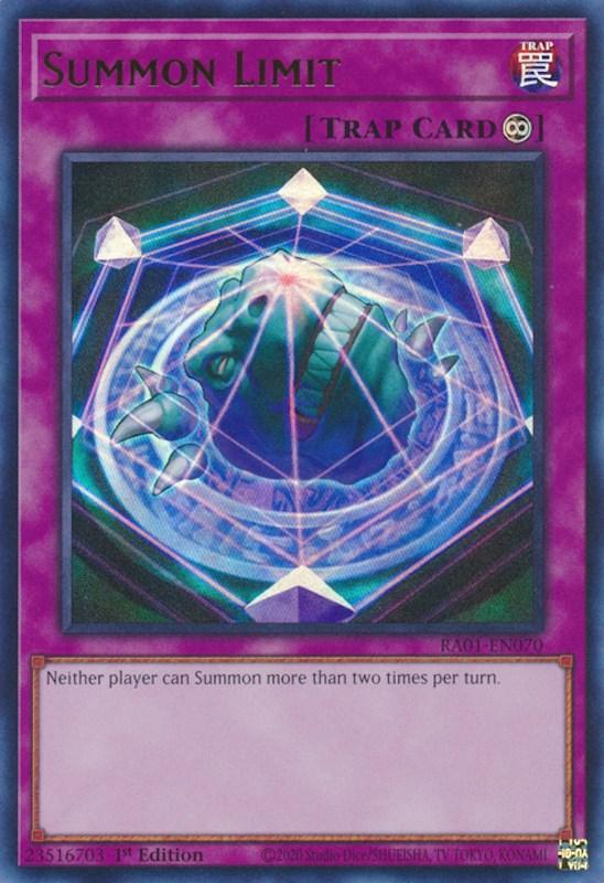 Summon Limit [RA01-EN070] Ultra Rare (ONLINE ORDER ONLY)