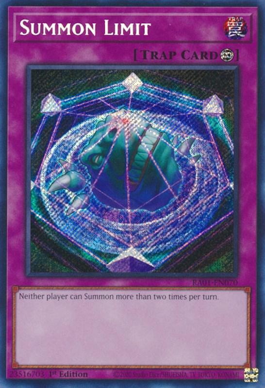 Summon Limit [RA01-EN070] Secret Rare (ONLINE ORDER ONLY)
