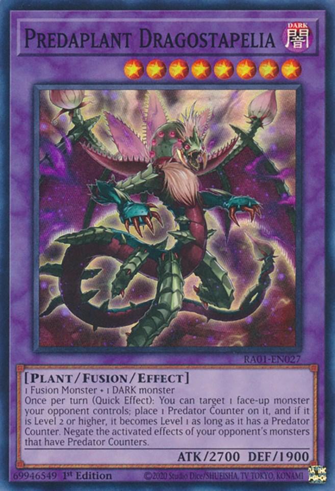 Predaplant Dragostapelia [RA01-EN027] Super Rare (ONLINE ORDER ONLY)