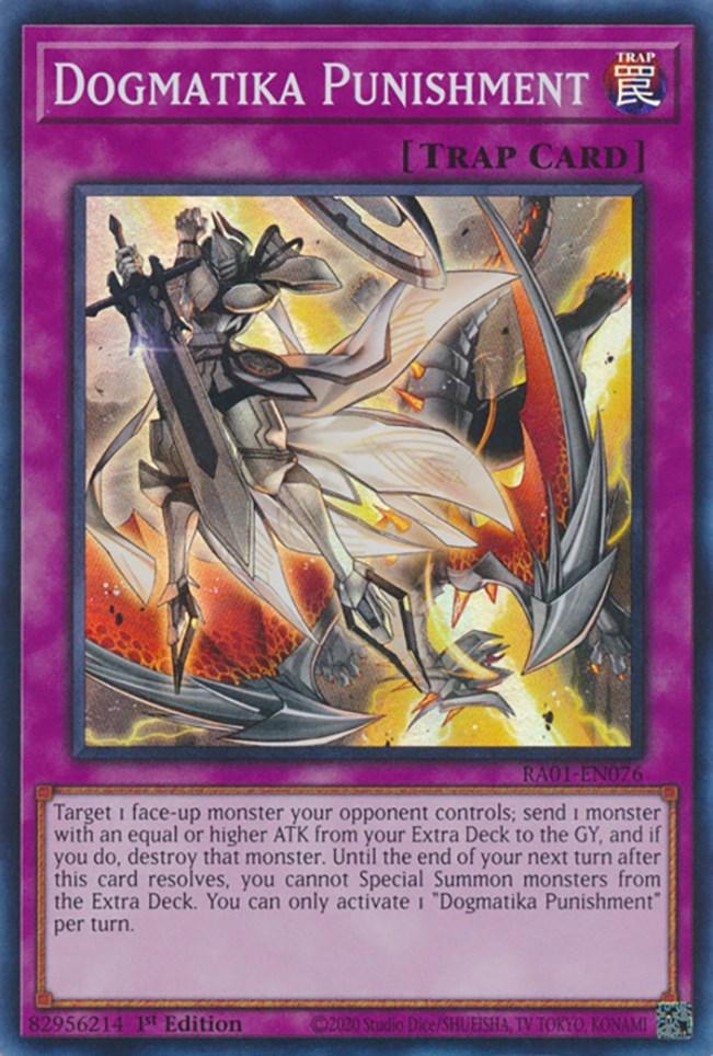 Dogmatika Punishment [RA01-EN076] Super Rare (ONLINE ORDER ONLY)