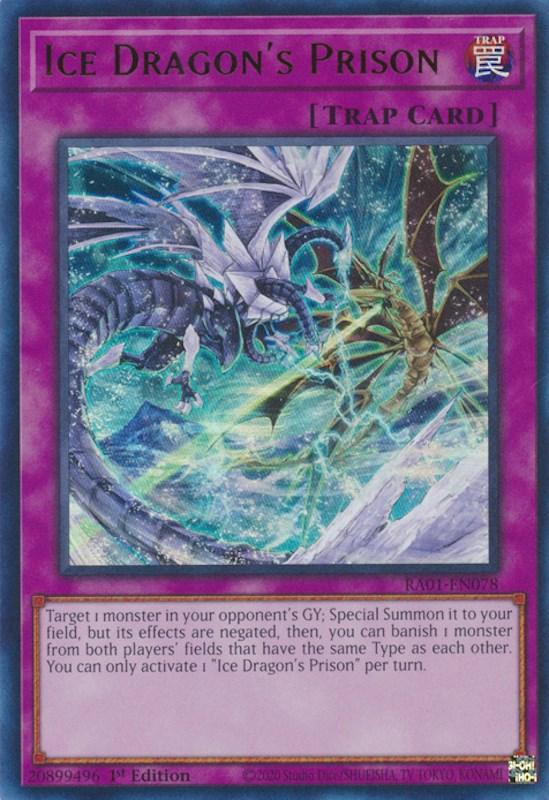 Ice Dragon's Prison [RA01-EN078] Ultra Rare (ONLINE ORDER ONLY)
