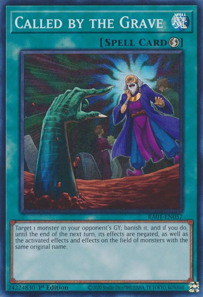 Called by the Grave [RA01-EN057] Super Rare (ONLINE ORDER ONLY)