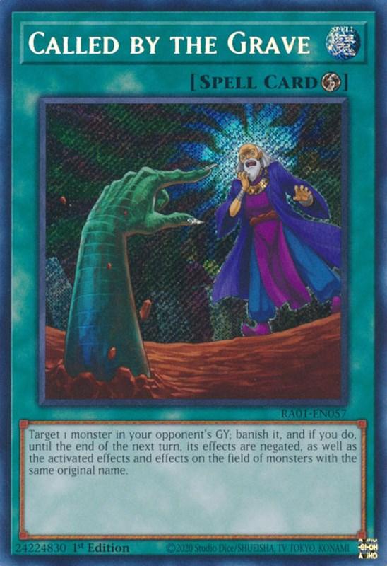 Called by the Grave [RA01-EN057] Secret Rare (ONLINE ORDER ONLY)