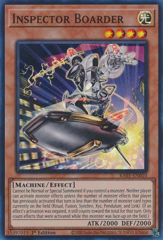 Inspector Boarder [RA01-EN010] Super Rare (ONLINE ORDER ONLY)