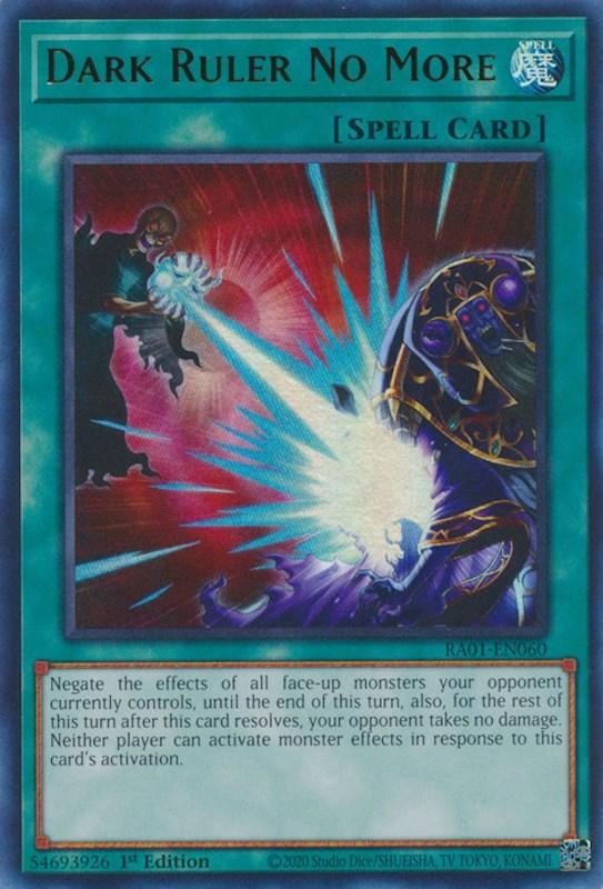 Dark Ruler No More [RA01-EN060] Ultra Rare (ONLINE ORDER ONLY)