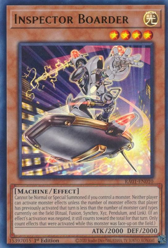 Inspector Boarder [RA01-EN010] Ultra Rare (ONLINE ORDER ONLY)
