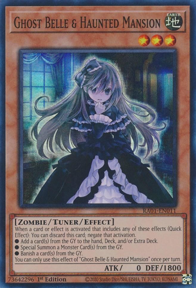 Ghost Belle & Haunted Mansion [RA01-EN011] Super Rare (ONLINE ORDER ONLY)