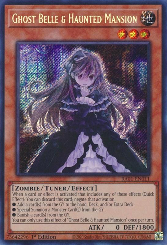 Ghost Belle & Haunted Mansion [RA01-EN011] Secret Rare (ONLINE ORDER ONLY)