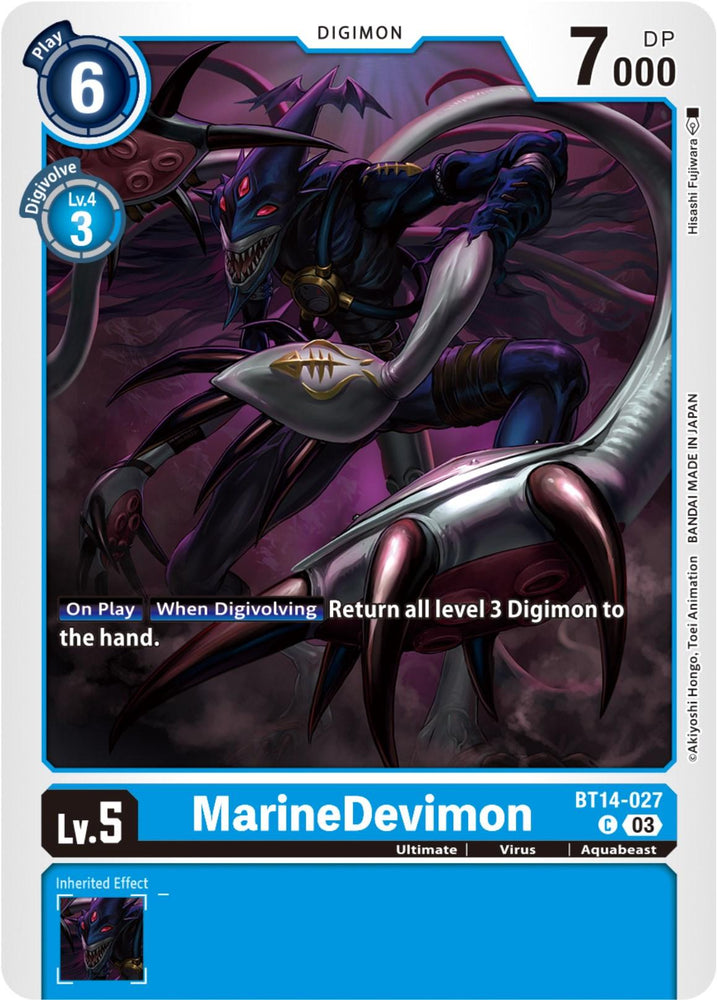 MarineDevimon [BT14-027] [Blast Ace] (ONLINE ORDER ONLY)