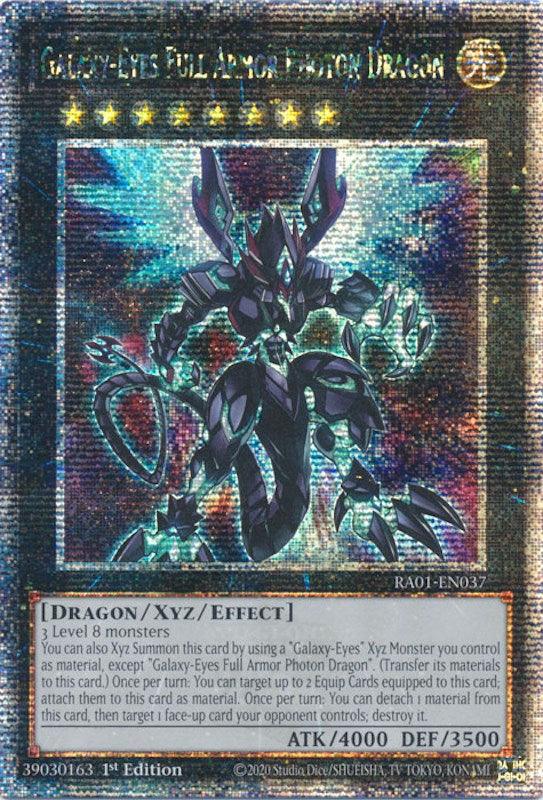 Galaxy-Eyes Full Armor Photon Dragon [RA01-EN037] Quarter Century Secret Rare (ONLINE ORDER ONLY)