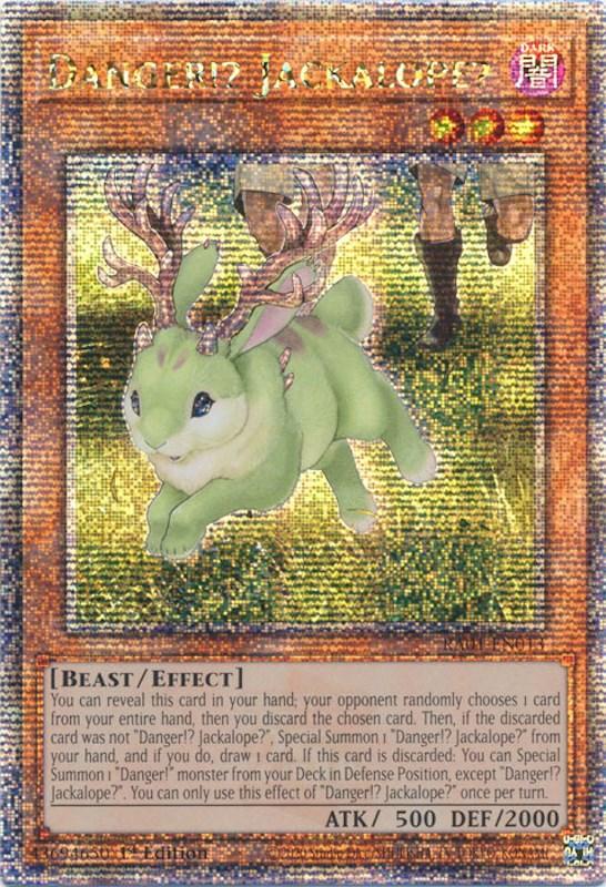 Danger!? Jackalope? [RA01-EN013] Quarter Century Secret Rare (ONLINE ORDER ONLY)