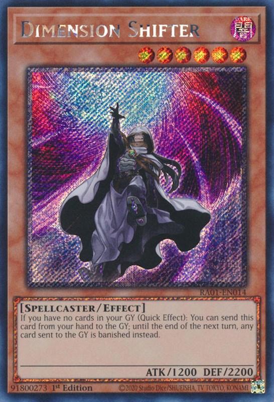 Dimension Shifter [RA01-EN014] Platinum Secret Rare (ONLINE ORDER ONLY)