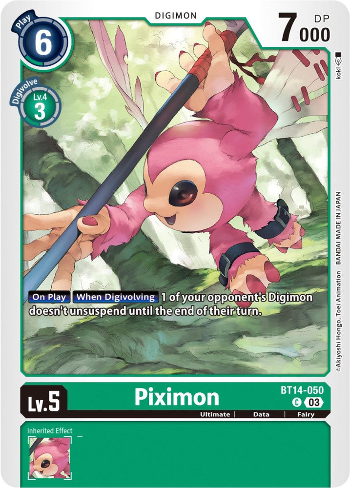 Piximon [BT14-050] [Blast Ace] (ONLINE ORDER ONLY)