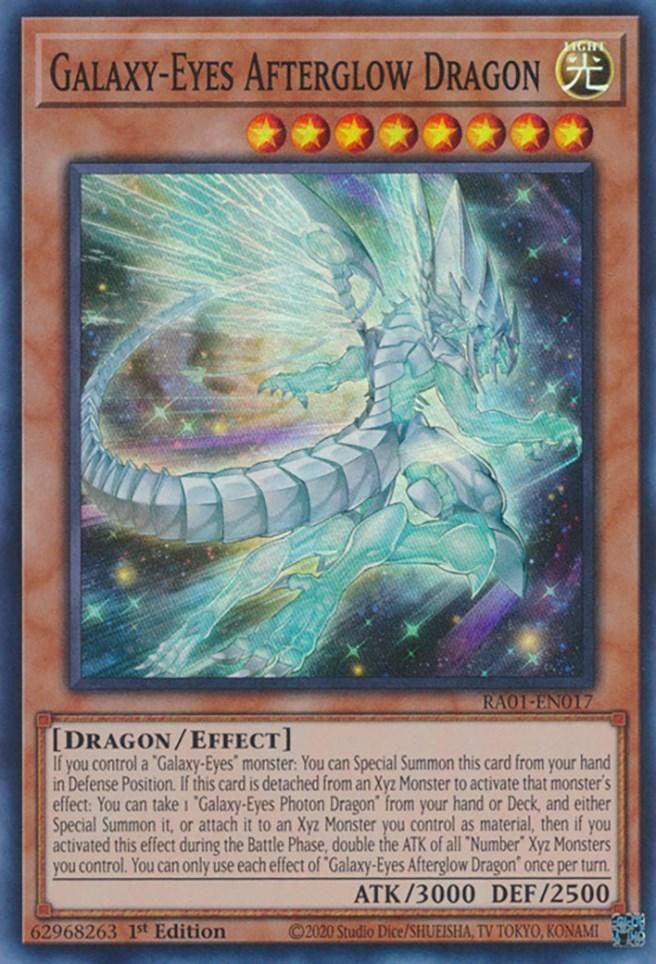 Galaxy-Eyes Afterglow Dragon [RA01-EN017] Super Rare (ONLINE ORDER ONLY)