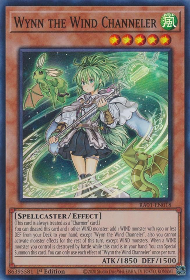 Wynn the Wind Channeler [RA01-EN018] Super Rare (ONLINE ORDER ONLY)