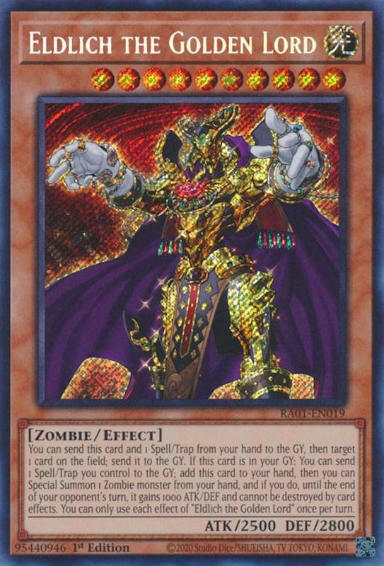 Eldlich the Golden Lord [RA01-EN019] Secret Rare (ONLINE ORDER ONLY)