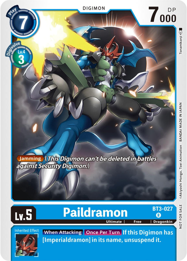 Paildramon [BT3-027] (NYCC 2023 Demo Deck) [Release Special Booster Ver.1.5] (ONLINE ORDER ONLY)