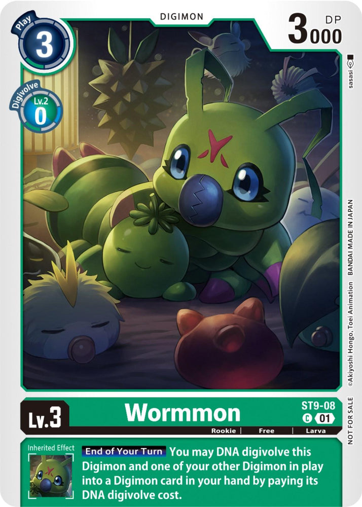 Wormmon [ST9-08] (NYCC 2023 Demo Deck) [Starter Deck: Ultimate Ancient Dragon] (ONLINE ORDER ONLY)