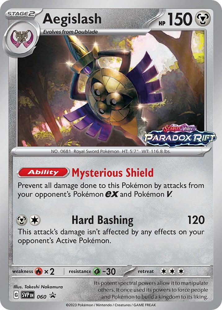 Aegislash (060) [Scarlet & Violet: Black Star Promos] (Online Only)