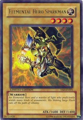 Elemental HERO Sparkman [YSD-ENS01] Ultra Rare (ONLINE ORDER ONLY)