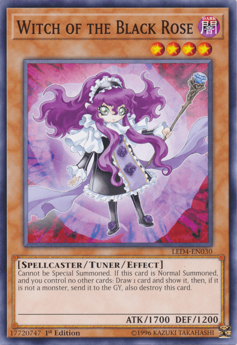 Witch of the Black Rose [LED4-EN030] Common (ONLINE ORDER ONLY)
