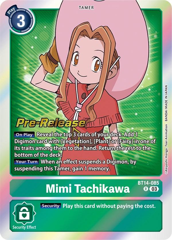 Mimi Tachikawa [BT14-085] [Blast Ace Pre-Release Cards] (ONLINE ORDER ONLY)