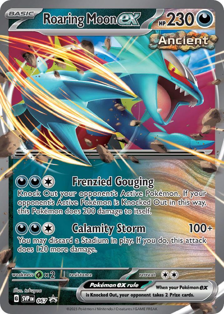 Roaring Moon ex (067) [Scarlet & Violet: Black Star Promos] (Online Only)