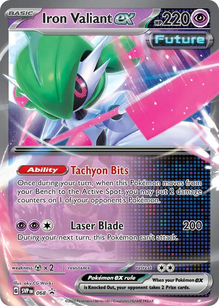 Iron Valiant ex (068) [Scarlet & Violet: Black Star Promos] (Online Only)