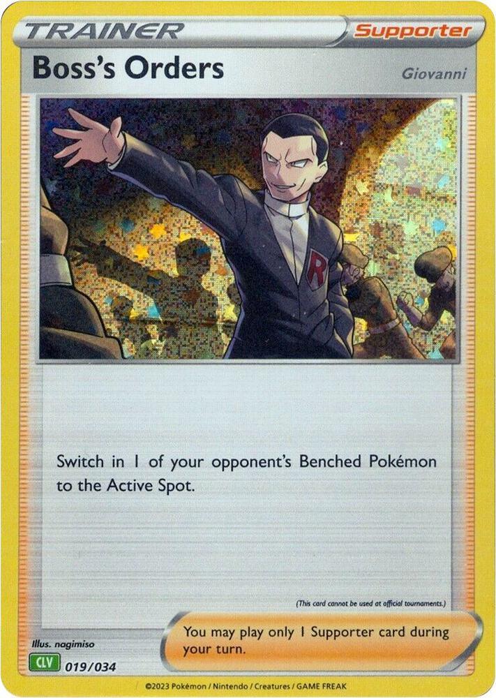 Boss's Orders (CLV) [Trading Card Game Classic] (Online Only)