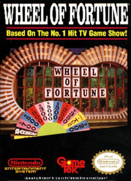 Wheel of Fortune With Box (Nintendo NES) (Online Only)