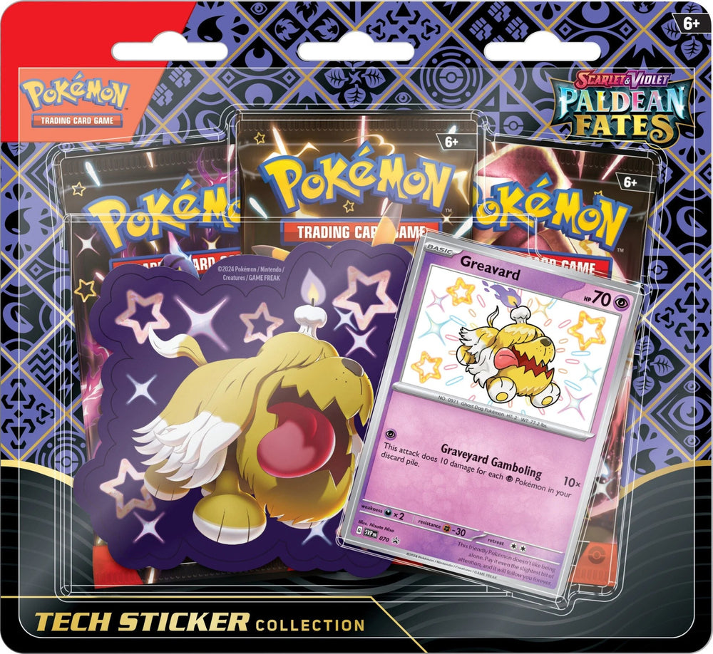 Paldean Fates Tech Sticker Collection [Greavard] [PAF - 000] (ONLINE ORDER ONLY)